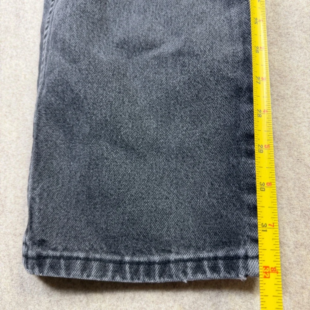 Wrangler Cowboy Cut 13MWZWK Black Denim Jeans Mens 34x36 Regular Straight Leg